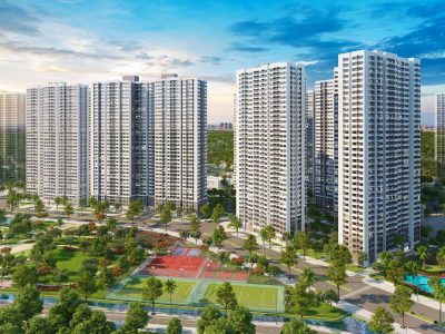 Phối cảnh tổng thể dự án Imperia Sola Park Smart City