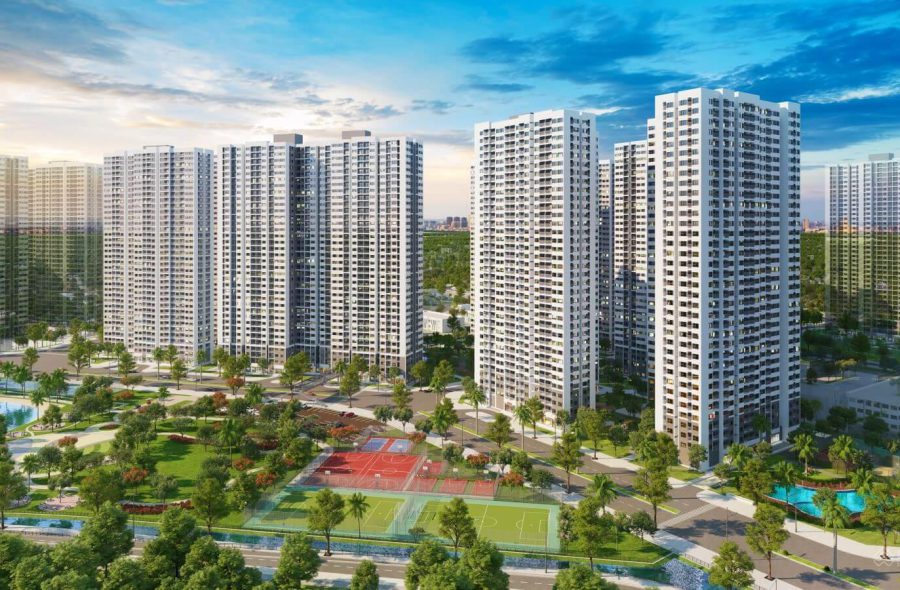 Phối cảnh tổng thể dự án Imperia Sola Park Smart City